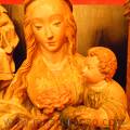 Paris 2015 - Museu Medieval de Cluny - N Senhora e Menino Jesus - com flash