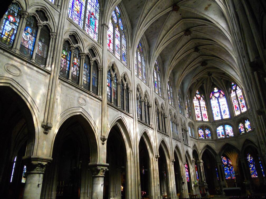Paris 2015 - Igreja Saint Sèverin - lateral esquerda