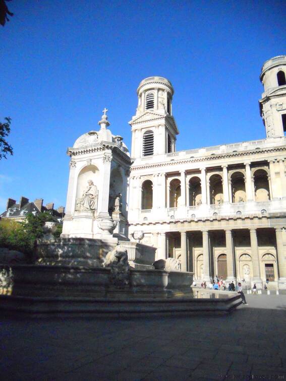 Paris 2015 - Igreja de Saint Sulpice - fachada3